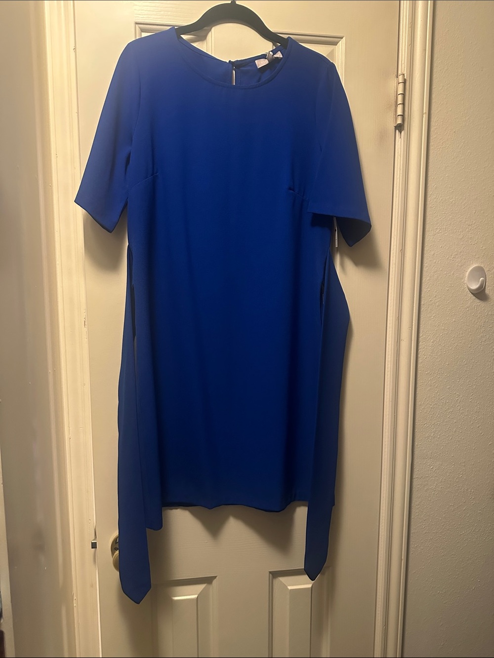 Elegant Royal Blue Shift Dress